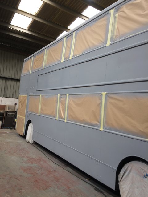 Commercial vehicle paint preparation