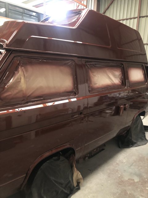 Campervan paintwork